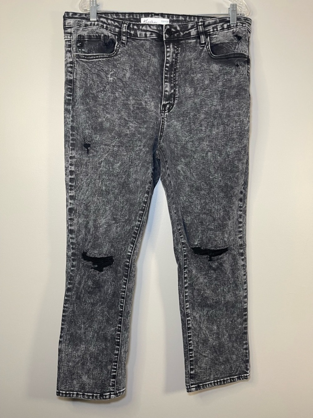 KanCan jeans exclusively for Maurices in a bold acid-wash size 32